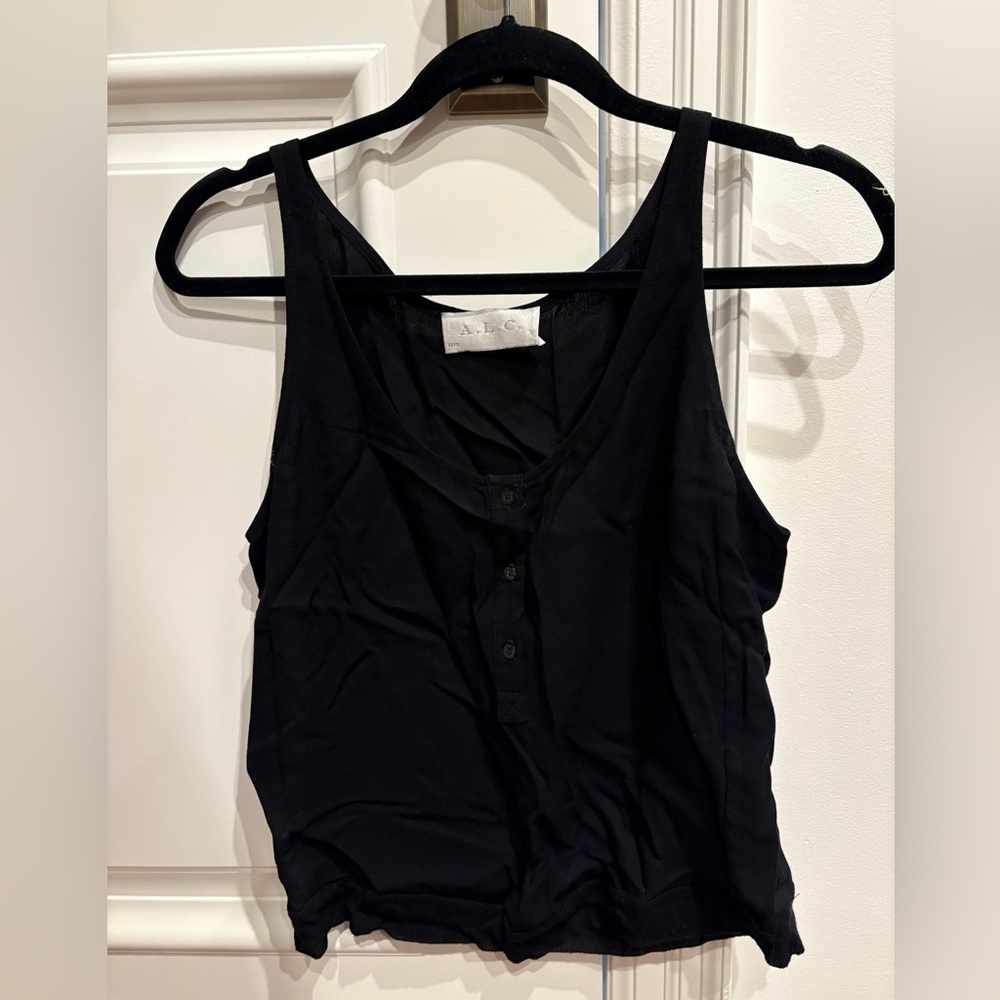 A.L.C. Silly black tank top - size XS
